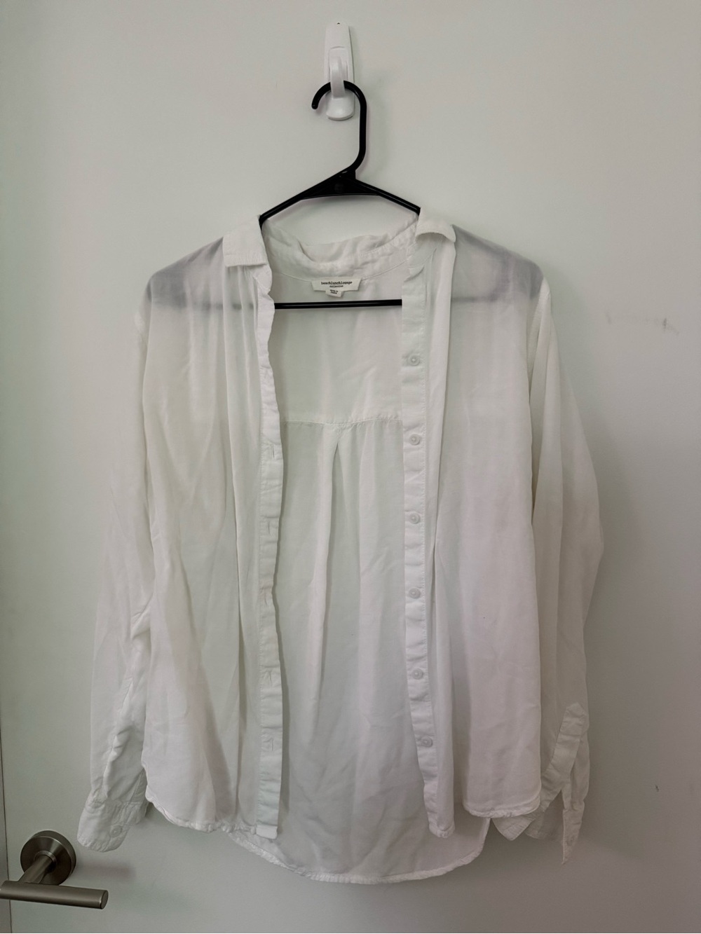 beachlunchlounge White Collared Top